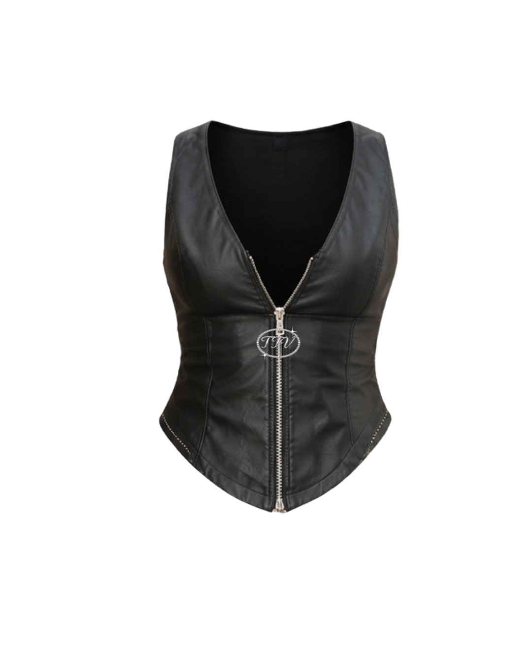 The Vaulted Leather Top ( PRE-ORDER)