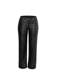 The Low- Rise Vaulted Leather Pants ( PRE-ORDER)