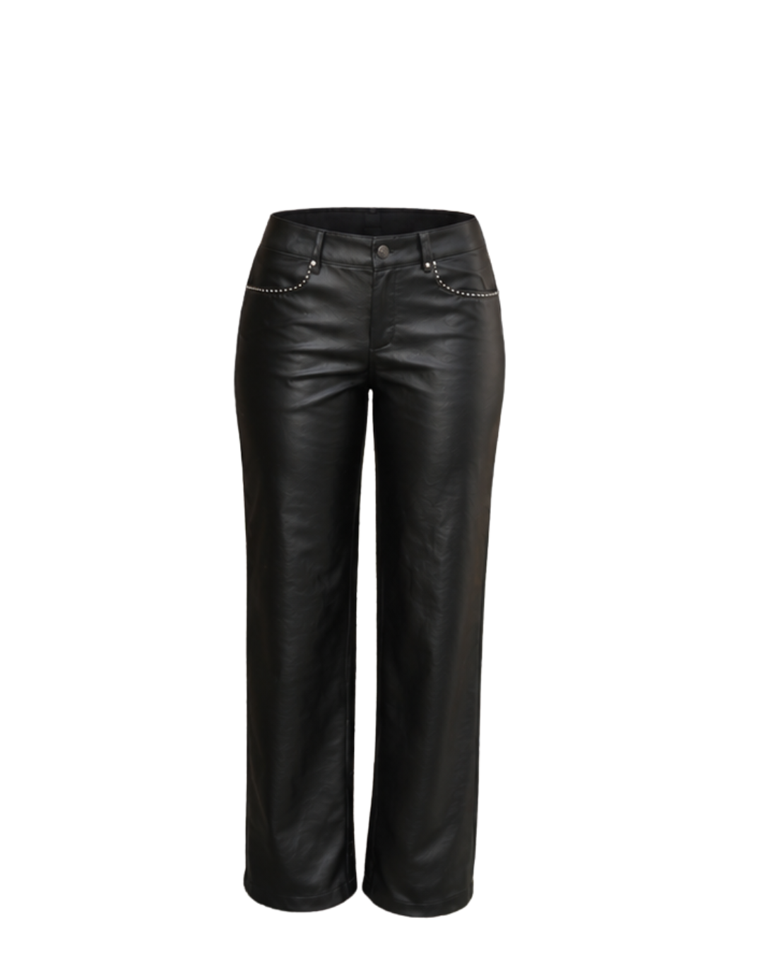 The Low- Rise Vaulted Leather Pants ( PRE-ORDER)