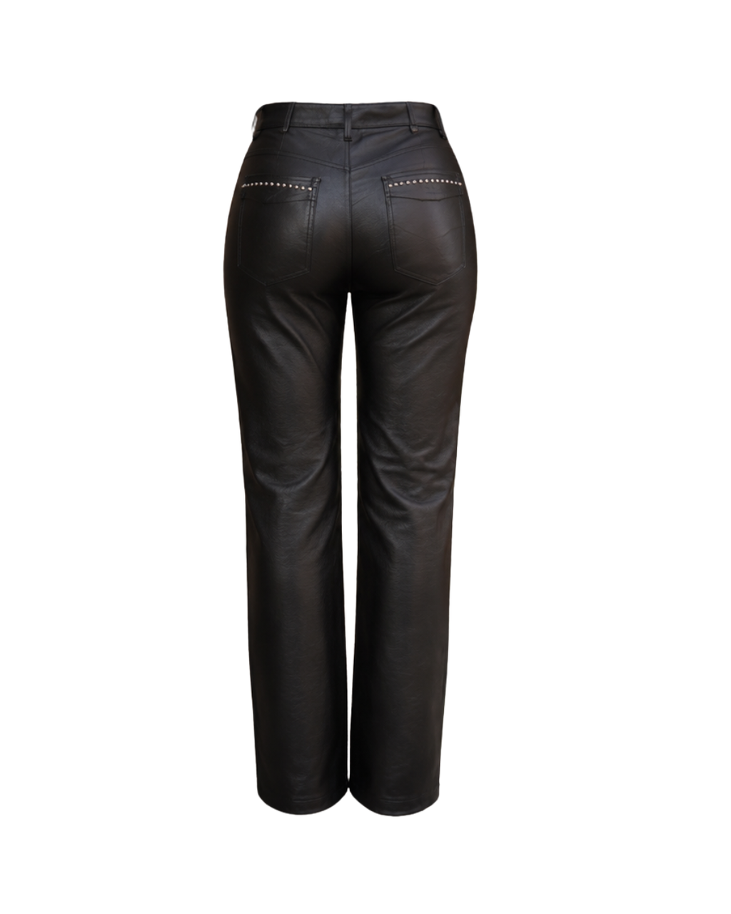 The Low- Rise Vaulted Leather Pants ( PRE-ORDER)
